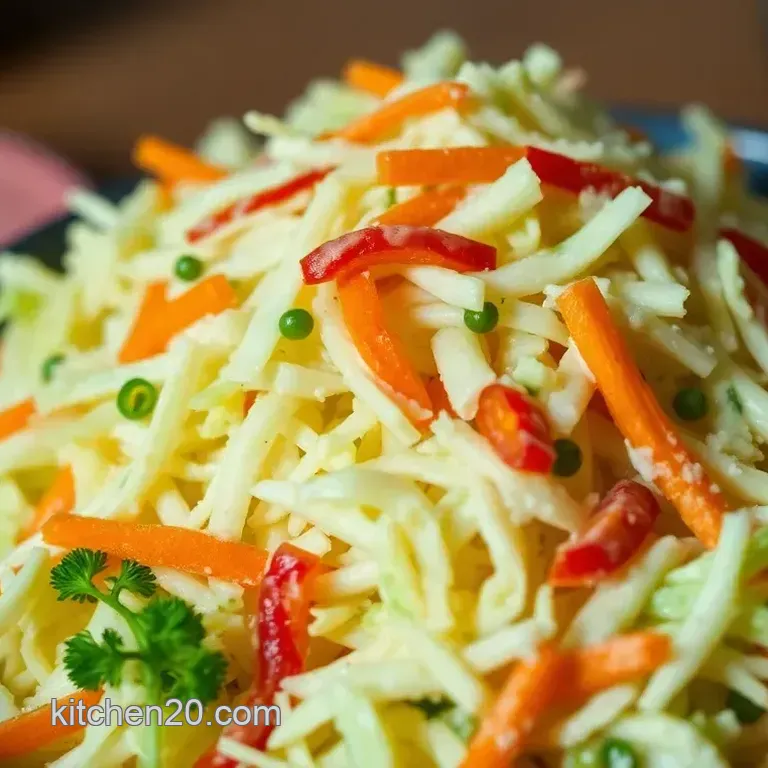 Classic Creamy Coleslaw: A Crunchy Delight