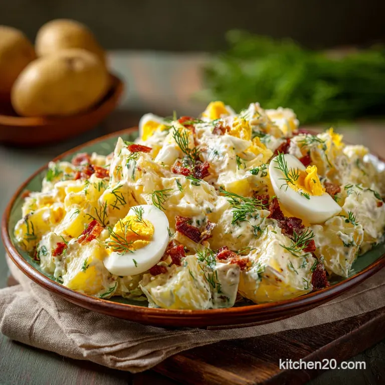 The Perfect Picnic Classic Creamy Dijon Herb Potato Salad