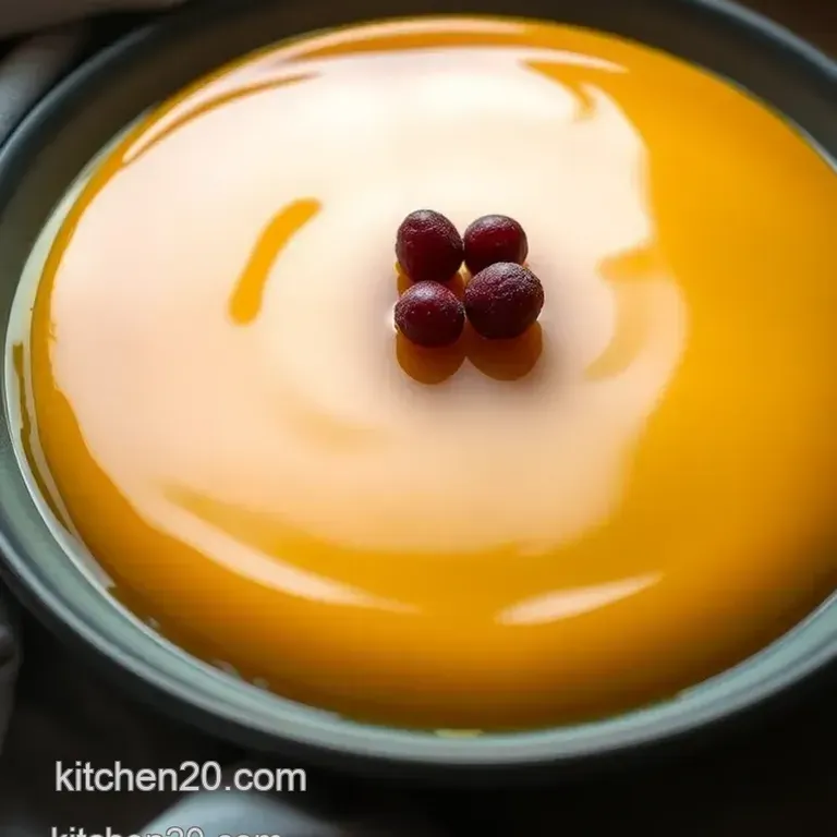 Classic Creamy Flan: a Silky Caramel Delight presentation