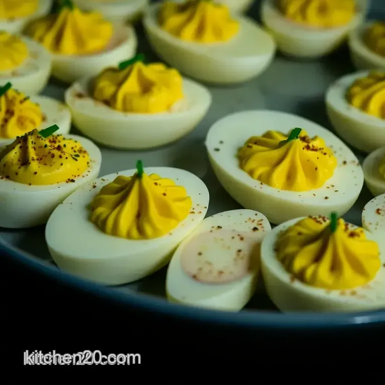 Classic Deviled Eggs: a Timeless Favourite presentation