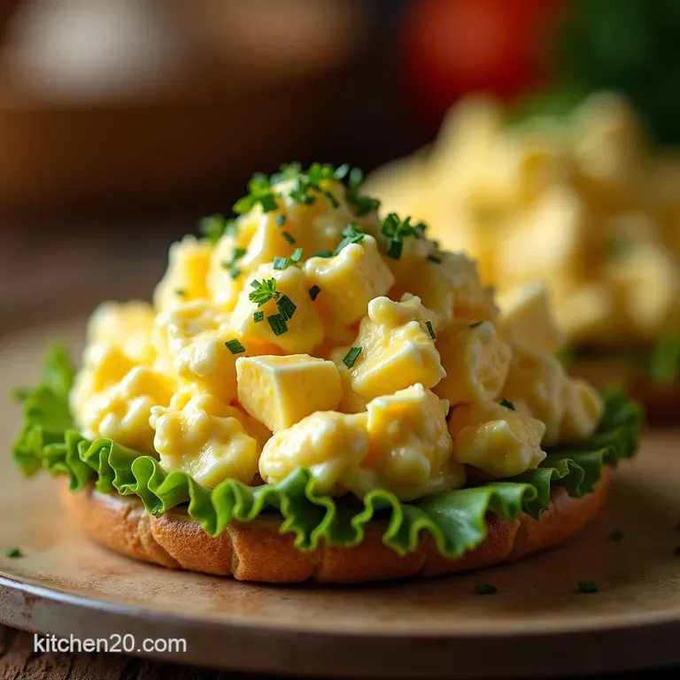 The Proper Cuppa Egg Salad Creamy Tangy and Textbook Perfect presentation