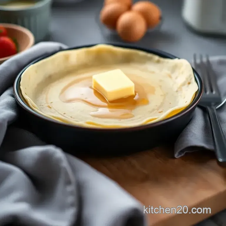 Classic French Crepes: Silky Smooth & Delicate presentation