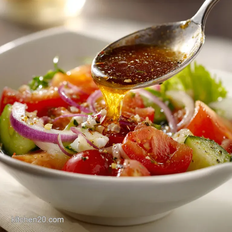 Greek Salad Dressing: the Aegean Elixir Vinaigrette (Ready in 35 Minutes) presentation