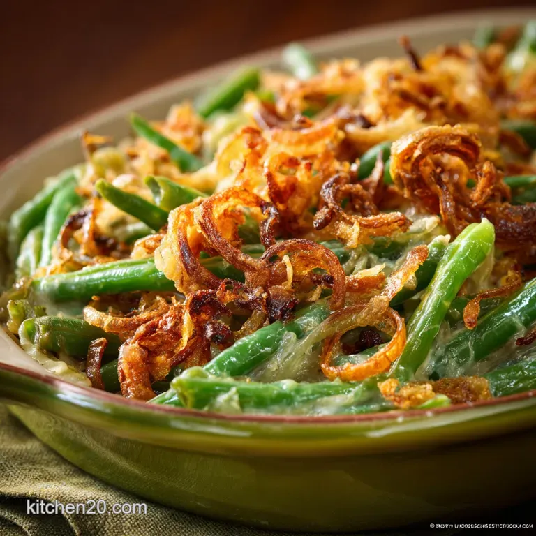 Green Bean Casserole from Scratch: the Festive Classic Reborn presentation