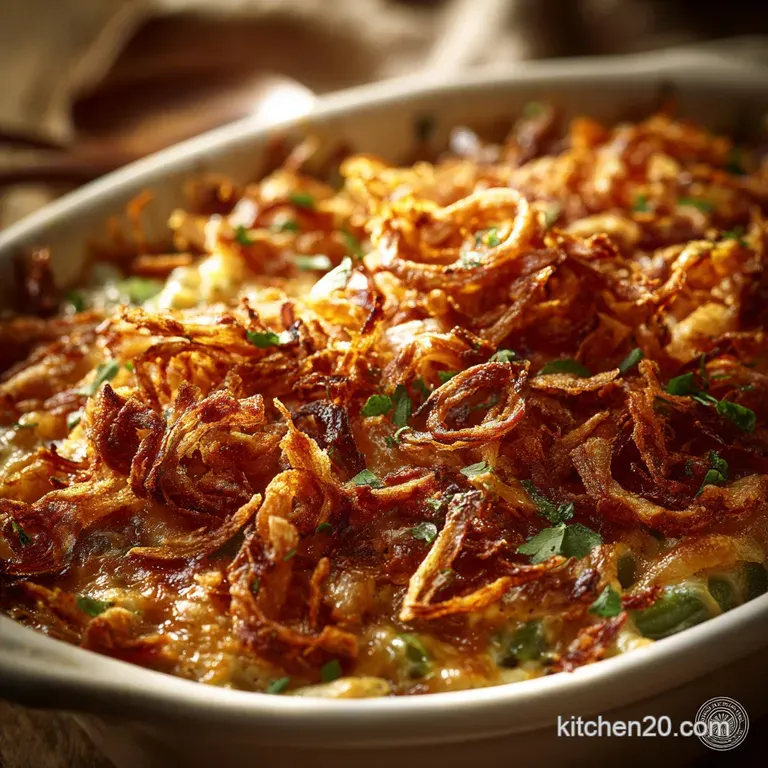 Green Bean Casserole From Scratch: The Festive Classic Reborn