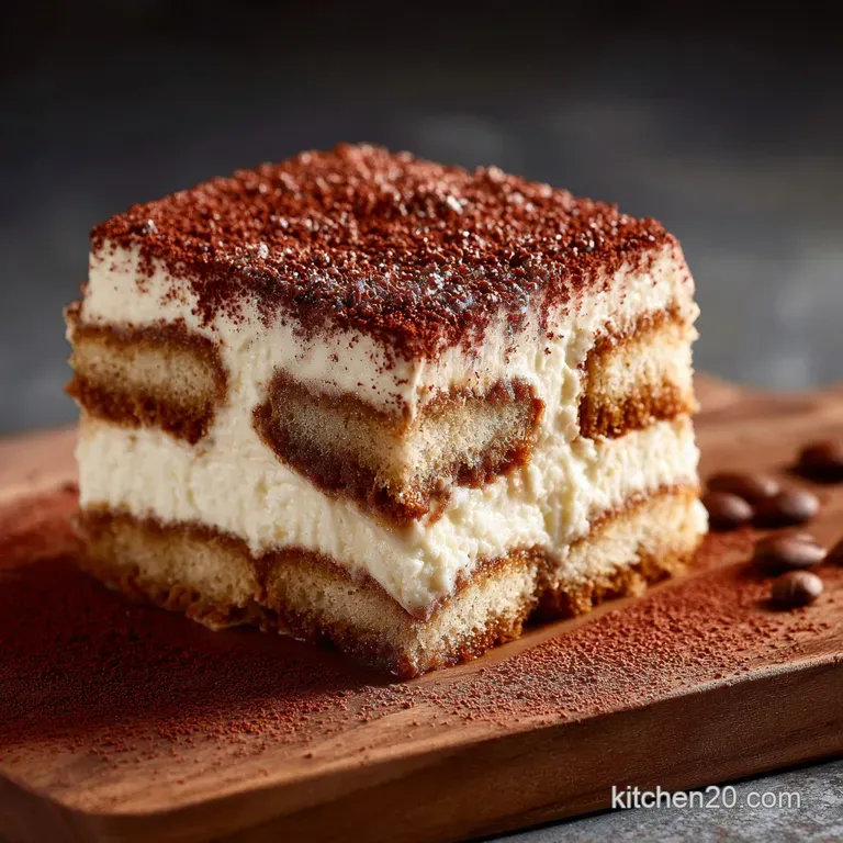 Tiramisu: The Classic Italian Pick-Me-Up (Stabilized Cream Method)