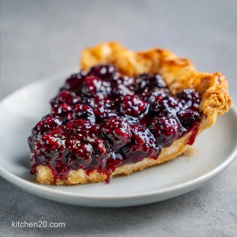 Classic Mulberry Pie: Golden Crust - Kitchen20