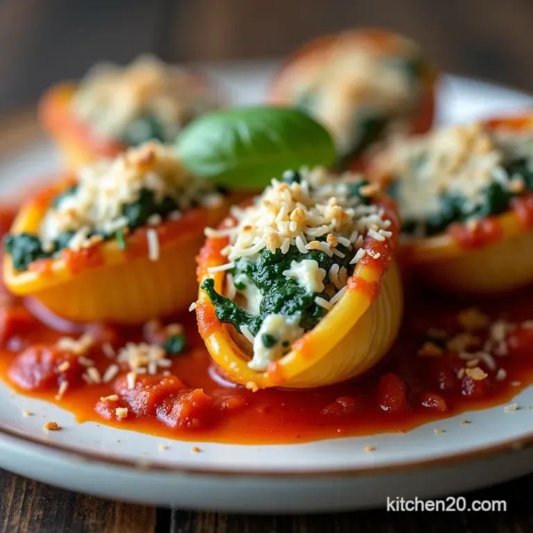 The Ultimate Comfort Classic Ricotta Spinach Stuffed Shells