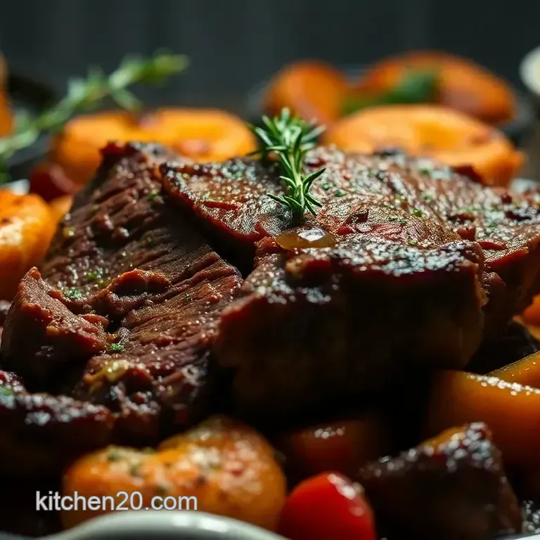Classic Sunday Roast Recipe: Savory Beef & Yorkshire Puddings