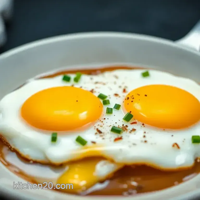 Classic Sunny Side Up Eggs: The Easy Breakfast You’ll Love!