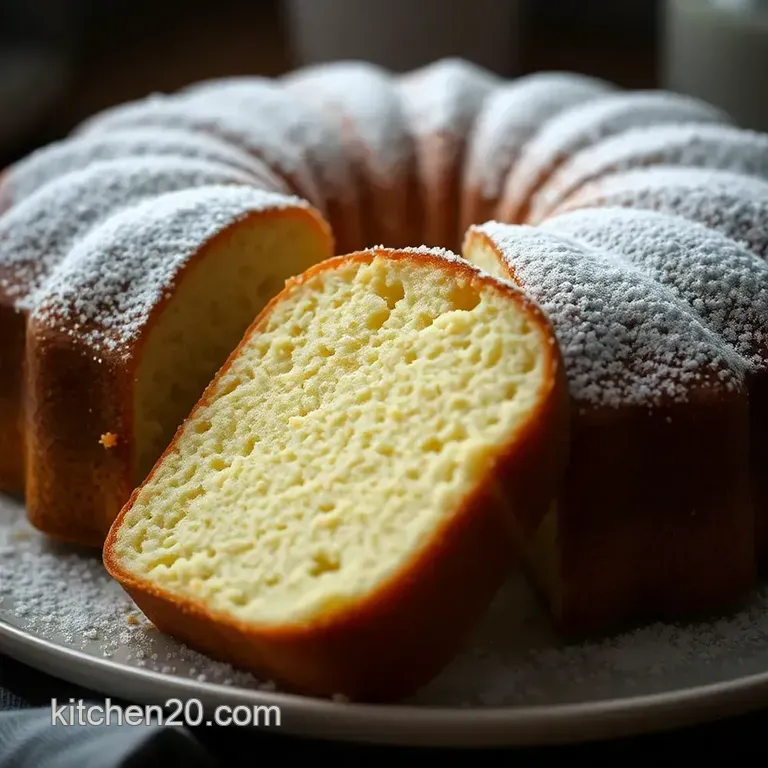 Classic Vanilla Pound Cake: A Slice of Tradition presentation