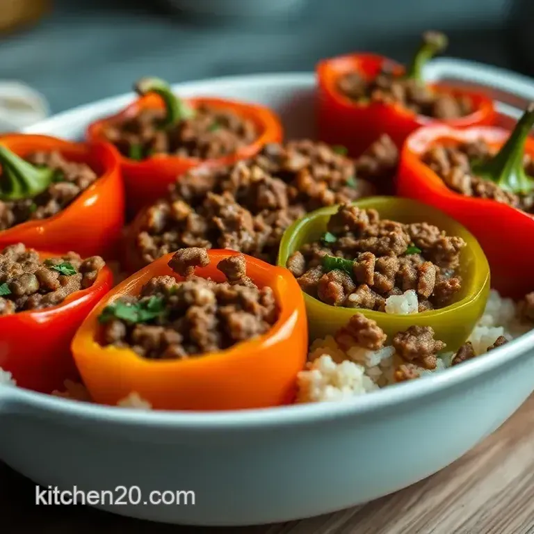 Colorful Stuffed Peppers: A Vibrant Feast