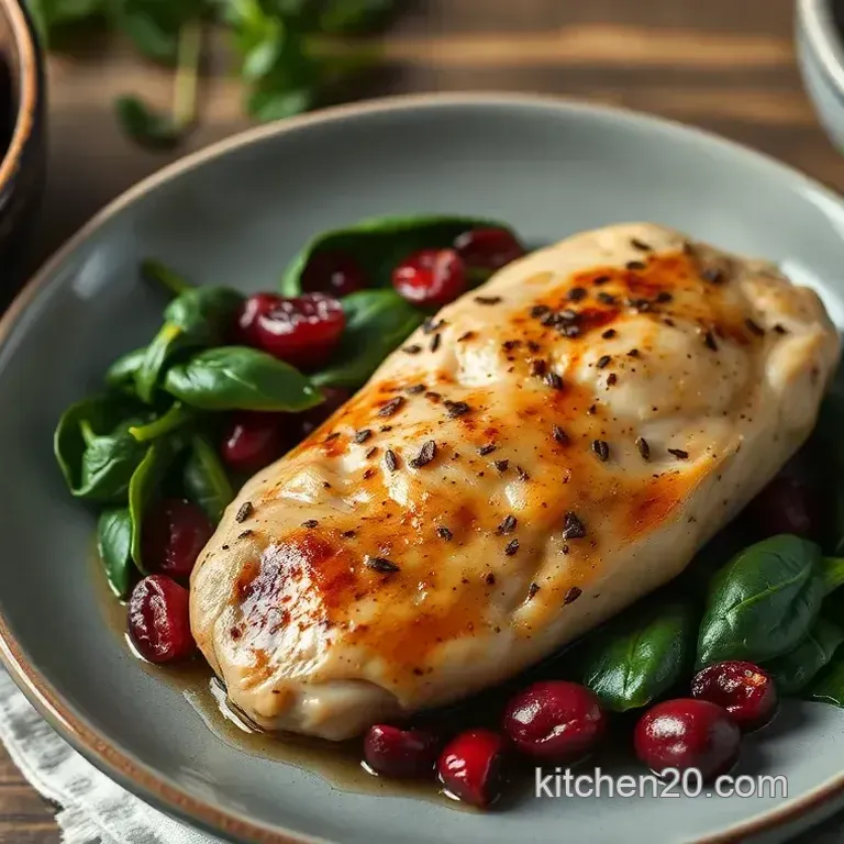 How to Cook Chicken with Spinach &amp Cranberries: A Delicious Weeknight Dinner