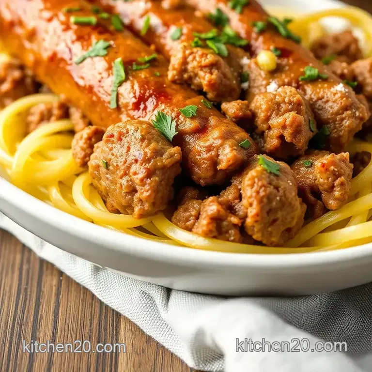 Quick and Savory Grass-Fed Beef Sausage Patties presentation