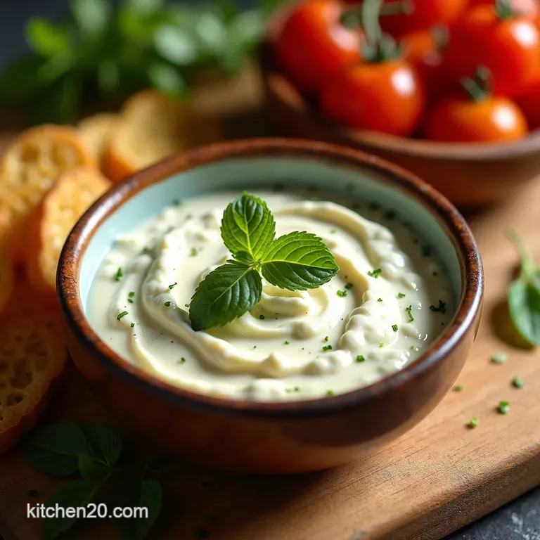 Cool Creamy Homemade Greek Tzatziki Sauce the Real Deal presentation