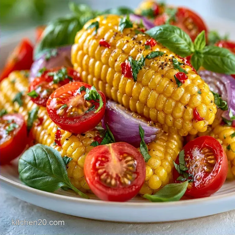 Corn and Tomato Salad in 15 Minutes