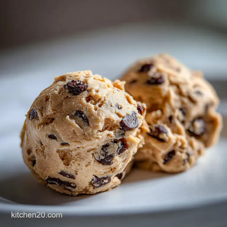 NoBake Cottage Cheese Cookie Dough