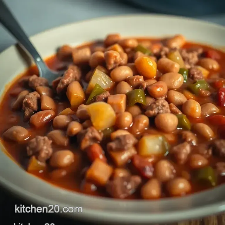 Cowboy Beans: a Hearty One-Pot Classic (With a Kick!) presentation