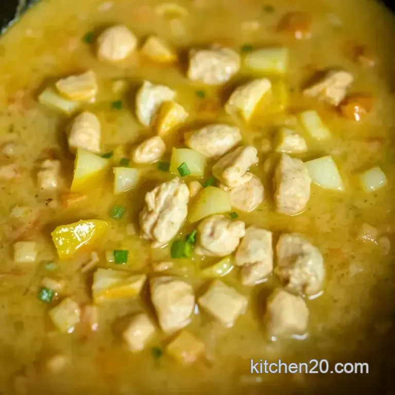Cozy Crockpot White Chicken Chili presentation