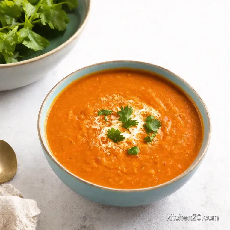 Cozy Vegan Red Lentil Soup Recipe Ready in 45