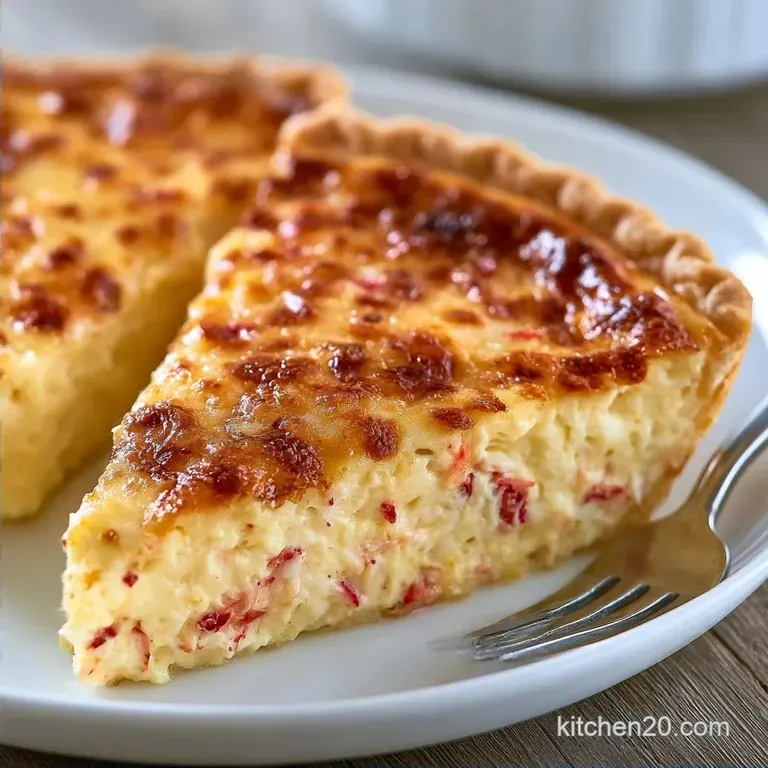 Easy Crab Swiss Quiche