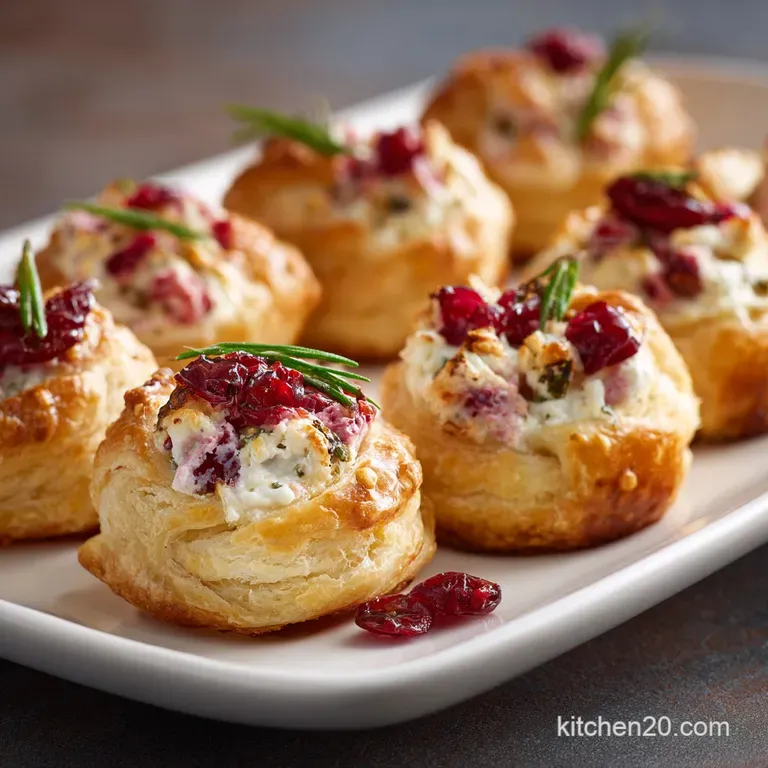 Cranberry Cream Cheese Crescent Bites: the Easiest Holiday Nibble presentation
