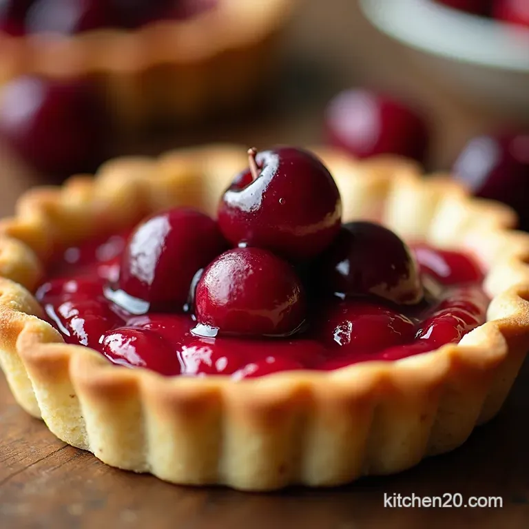 Cranberry Kiss Tart a Tangy Delight presentation