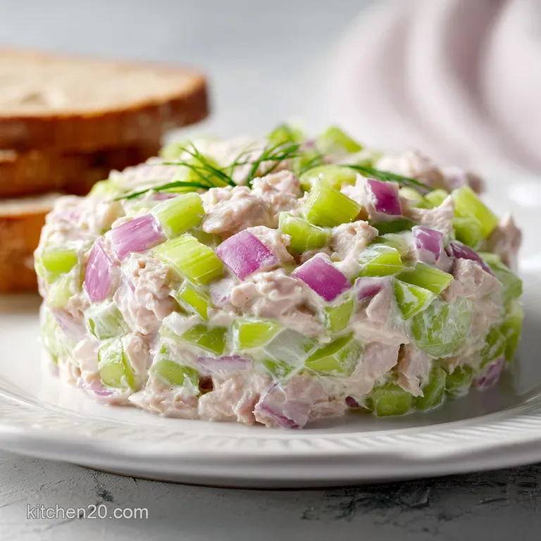 Elegant scoops of creamy green and pink salad resting on crisp romaine leaves with a fresh lemon wedge on the side.