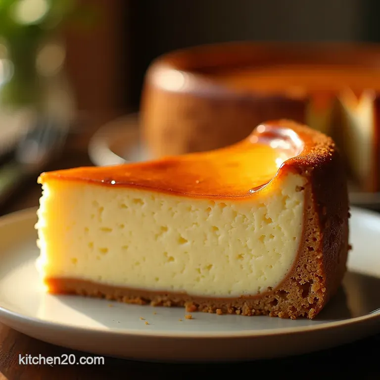 The Ultimate Creamy Dream Restaurantstyle Baked Cheesecake presentation