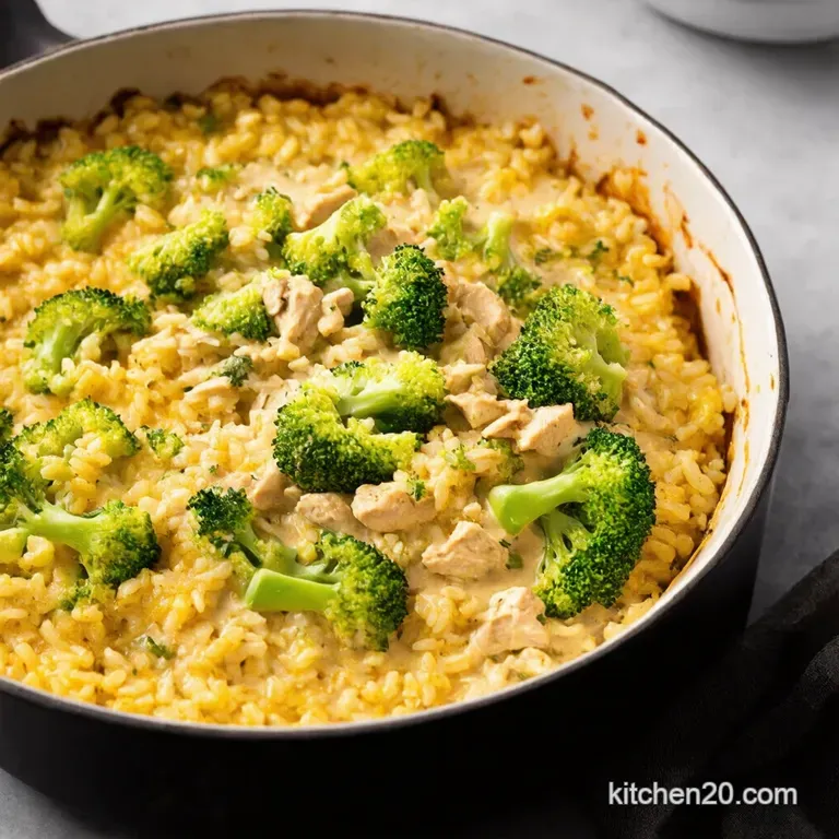 Creamy Chicken and Broccoli Rice Casserole