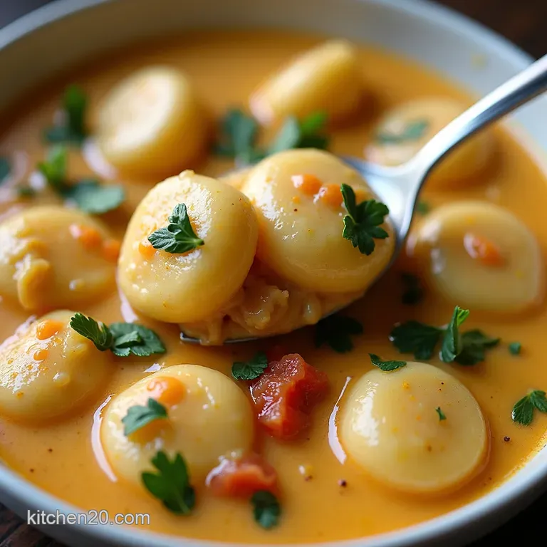The Ultimate Comfort Creamy Tuscan Chicken Homemade Gnocchi Soup