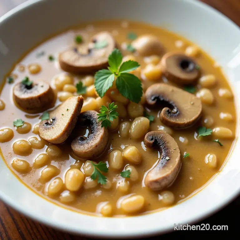 The Fireside Favourite Rich Creamy Chicken Mushroom and Wild Rice Soup