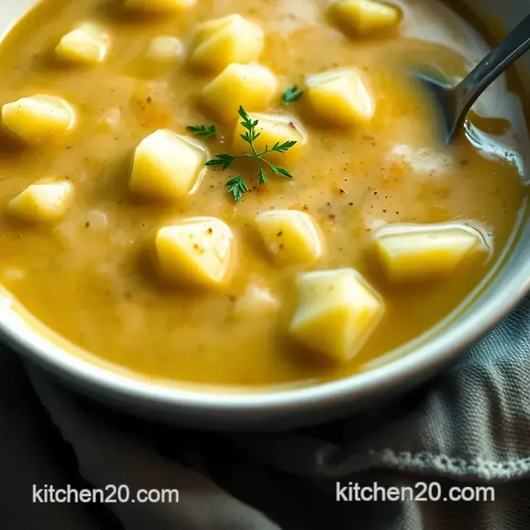 Creamy Comfort Potato Soup: A Classic Hug in a Bowl presentation