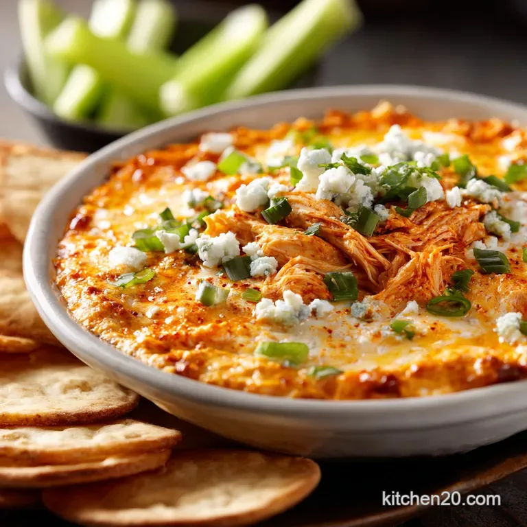 The Ultimate Crockpot Buffalo Chicken Dip Set It and Forget It