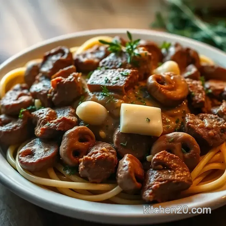 Creamy Dreamy Beef Stroganoff