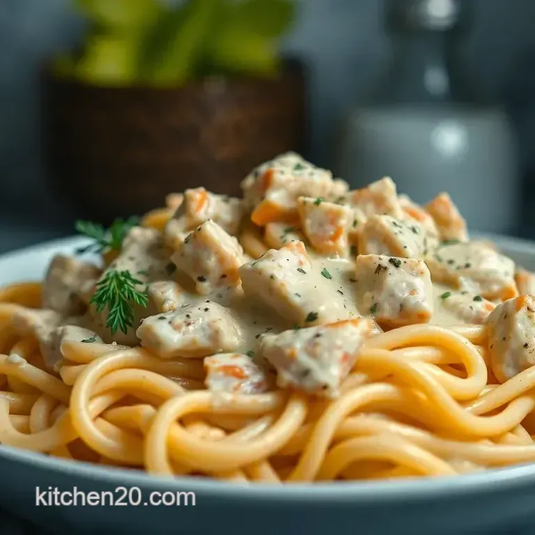 Creamy Dreamy Chicken Alfredo Pasta