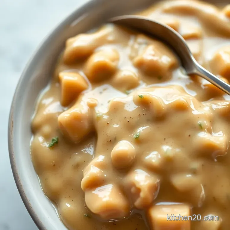 Creamy Dreamy Country Gravy presentation
