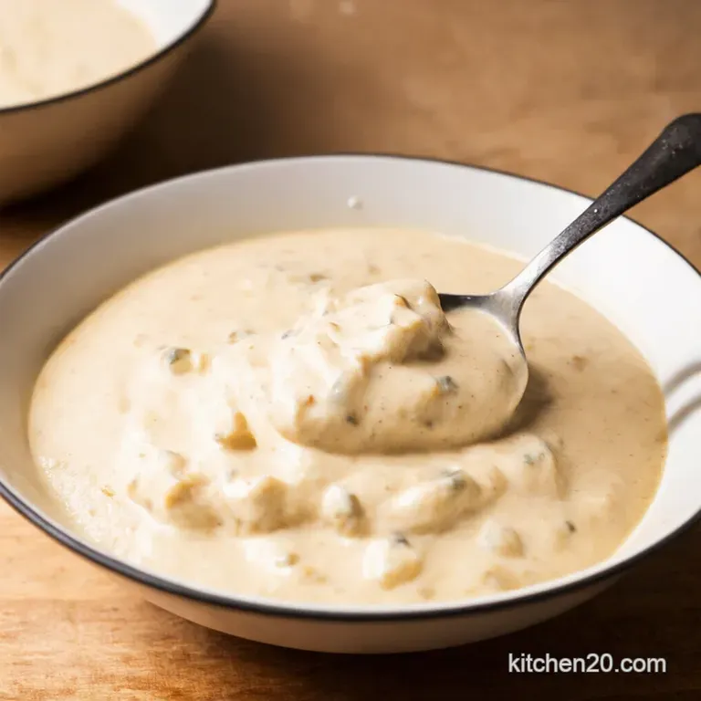 Creamy Dreamy White Gravy Southern Comfort in a Pan presentation