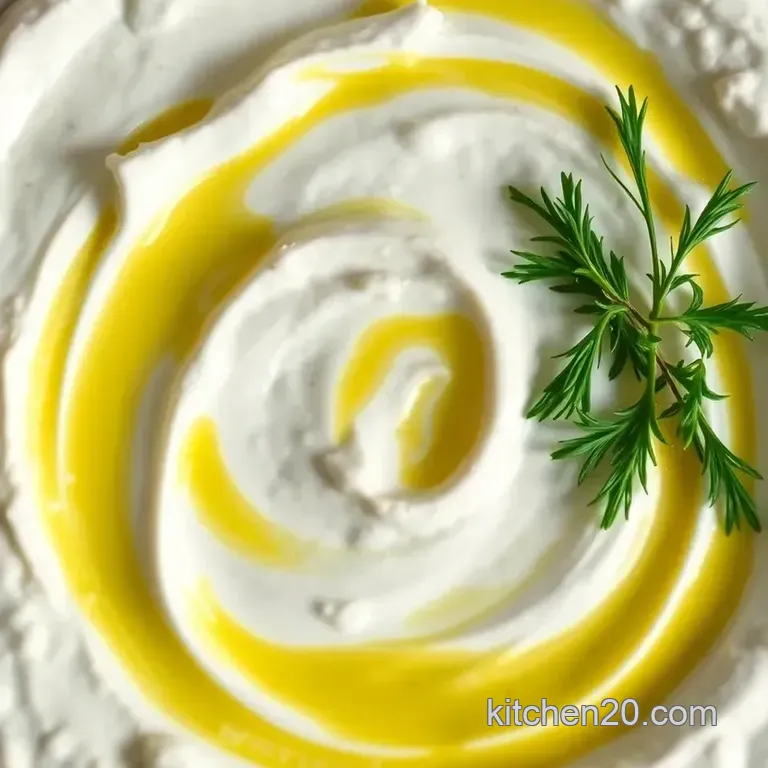 Creamy Feta Dip with Fresh Herbs presentation