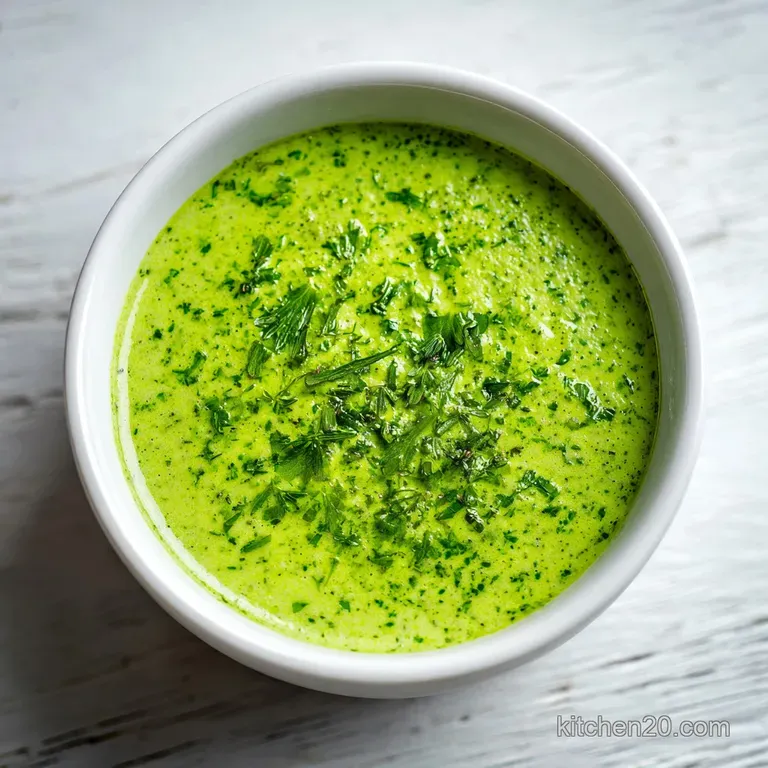 Green Goddess Dressing: Creamy and Velvety