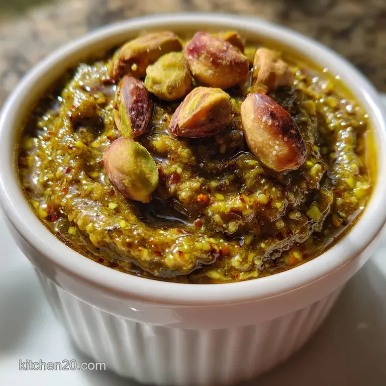 Pistachio Nut Butter: the Emerald Treasure Recipe presentation