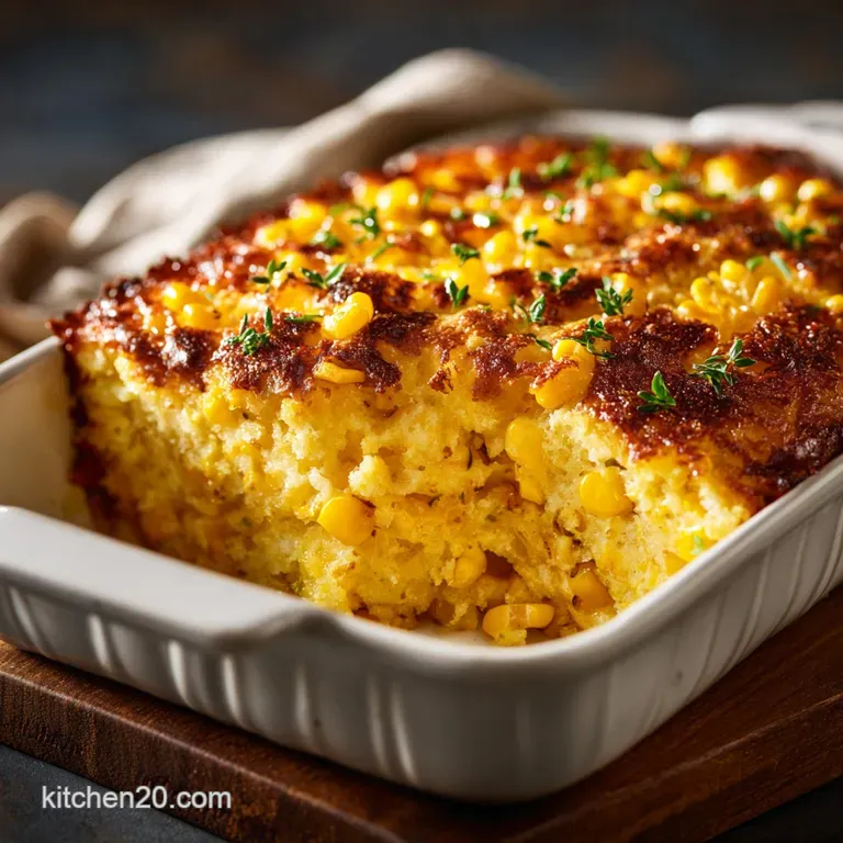 Jiffy Corn Casserole: Bobs Your Uncle Ultra-Creamy Corn Bake presentation