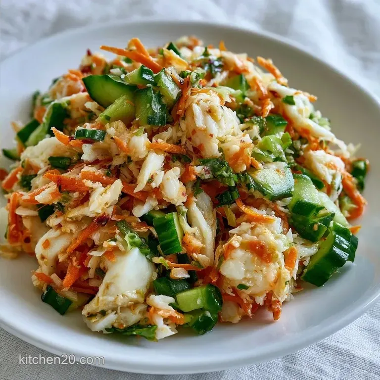 Creamy Kani Salad Recipe in 15 Minutes