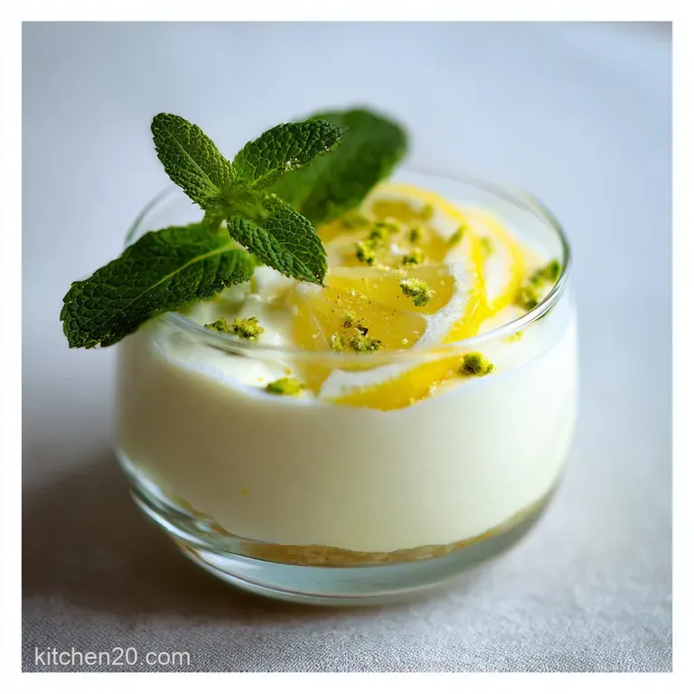 Creamy Lemon Mousse with Mint: Aromatic Spring Wake-Up