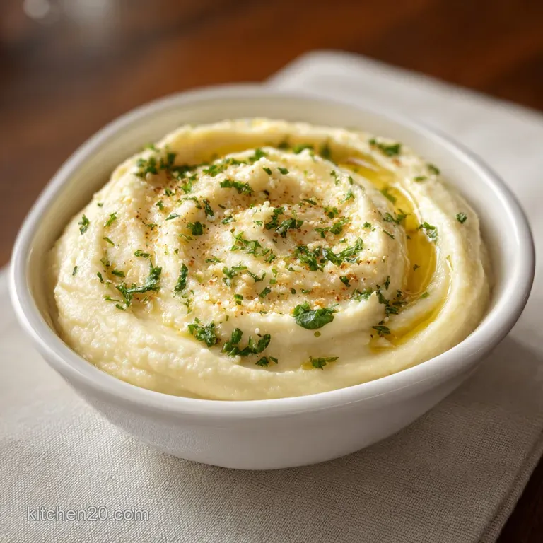 Mashed Cauliflower: Creamy and Velvety