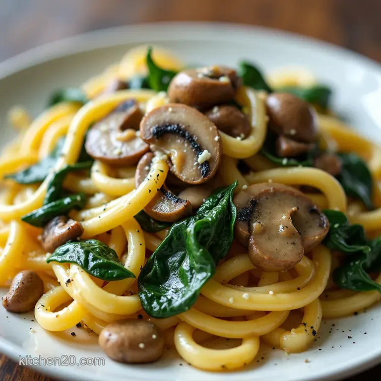 Creamy Mushroom Spinach Pasta A Weeknight Winner