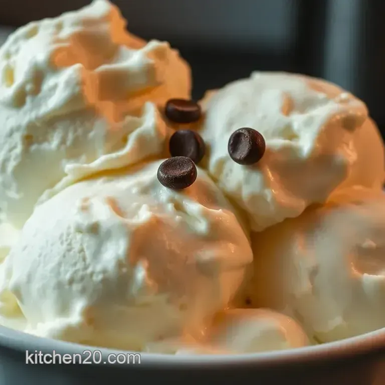 Creamy Homemade Ice Cream Without Machine: Easy No-Churn Vanilla Treat