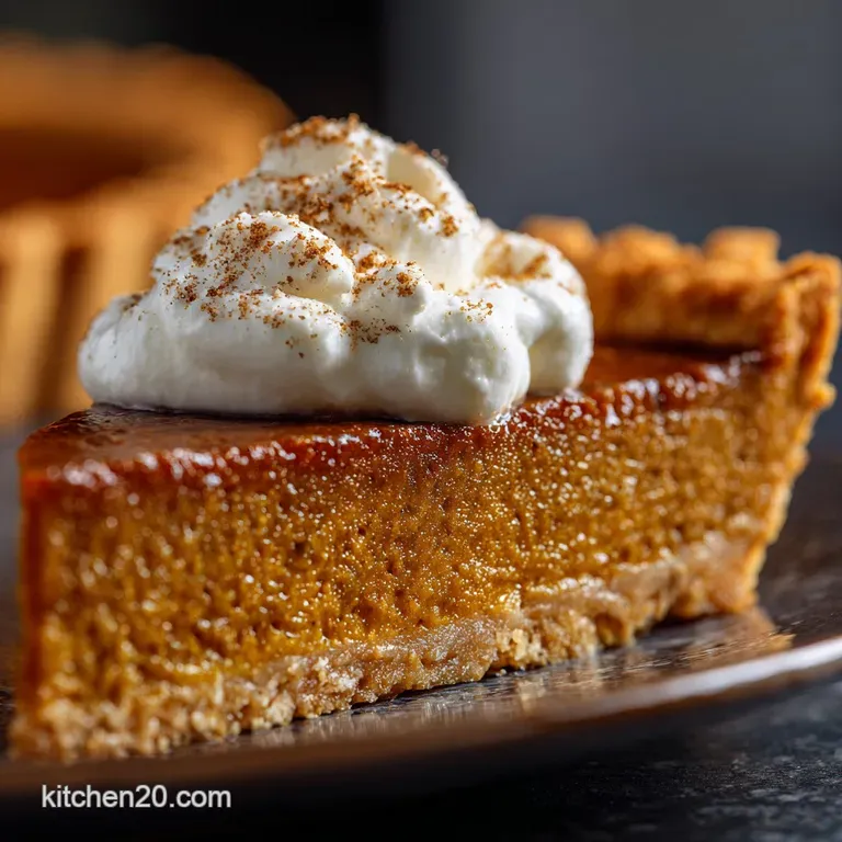 Creamy Pumpkin Pie: the Ultra-Silky Filling Secret for Holidays presentation