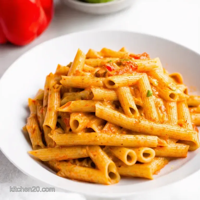 Creamy Roasted Red Pepper Pasta