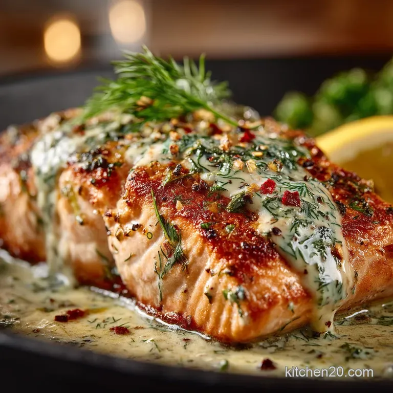 Creamy LemonDill Baked Salmon The 20Minute Weeknight Wonder